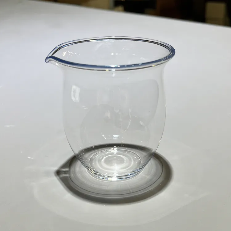自慢同款 高品质高硼硅耐热玻璃公道杯分茶器茶海 小容量约150ml