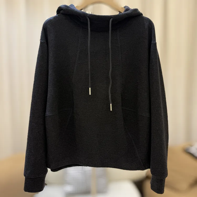 zaw大码连帽卫衣外套女秋冬长袖胖mm显瘦休闲百搭上衣25483