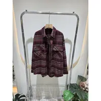 ⭐宽松大版⭐磨毛格子衬衣～卡码拍小