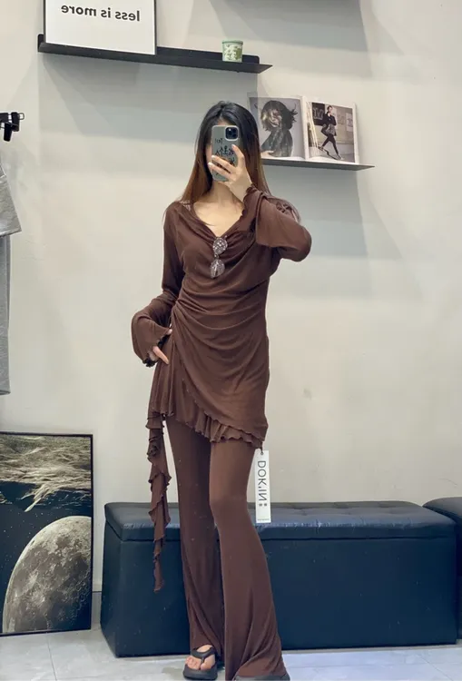 纸片人套装 辣妹时尚气质套装 爆款新款