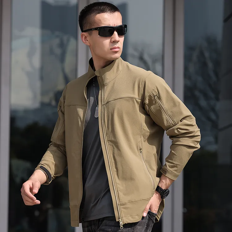 第二代鹰爪锁子甲战术功能夹克cordura橘皮软壳