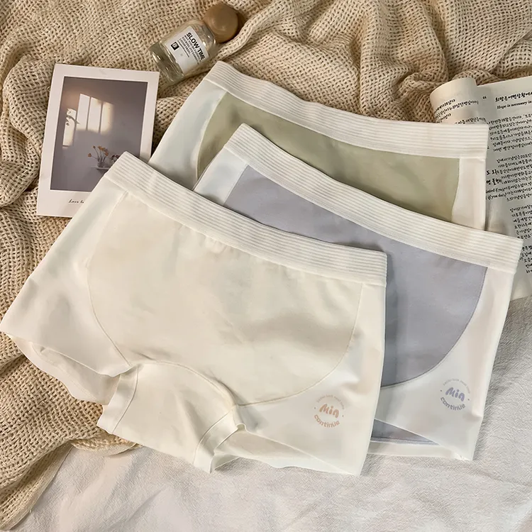 欧若风防走光包臀亲肤平角裤纯棉10A抑菌四角裤女士内裤安全裤
