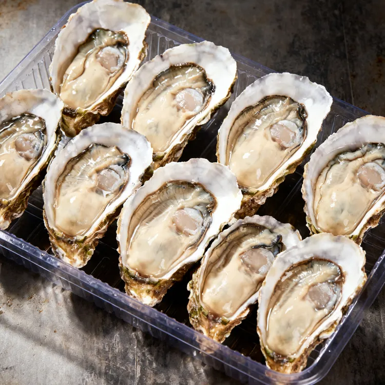 乳山生蚝鲜活现开 超大10-13cm 12只（加送12个大个红扇贝）