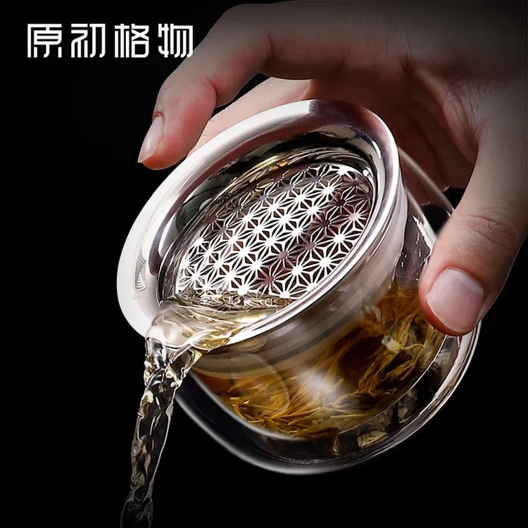 泡茶壶泡茶神器玻璃盖碗手抓飘逸泡茶器茶壶单泡茶器具