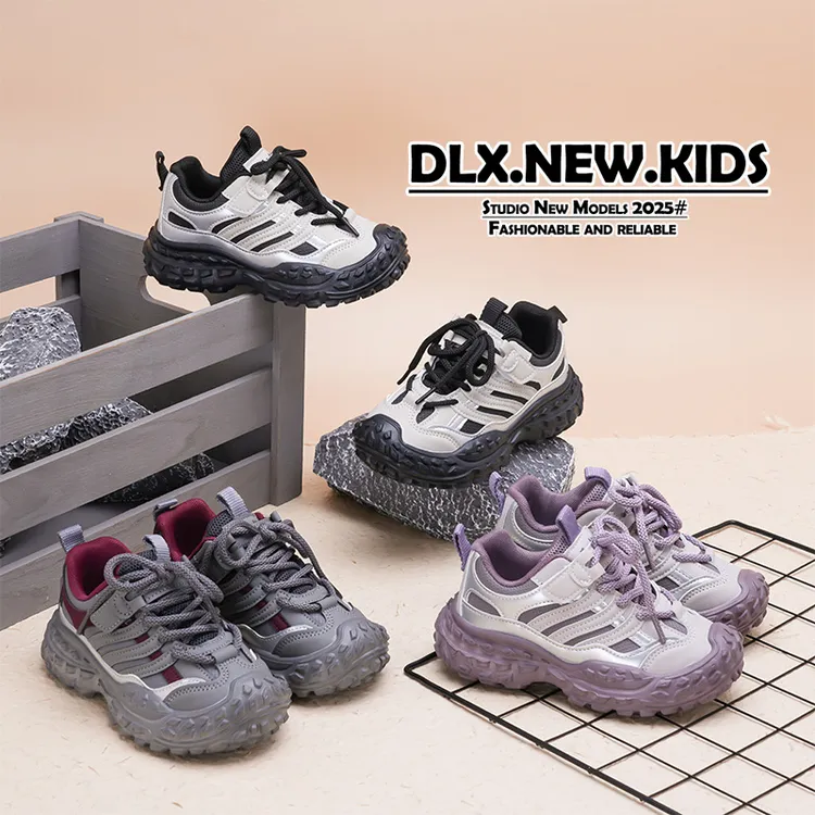 2025新款儿童运动鞋休闲网面老爹鞋-1921