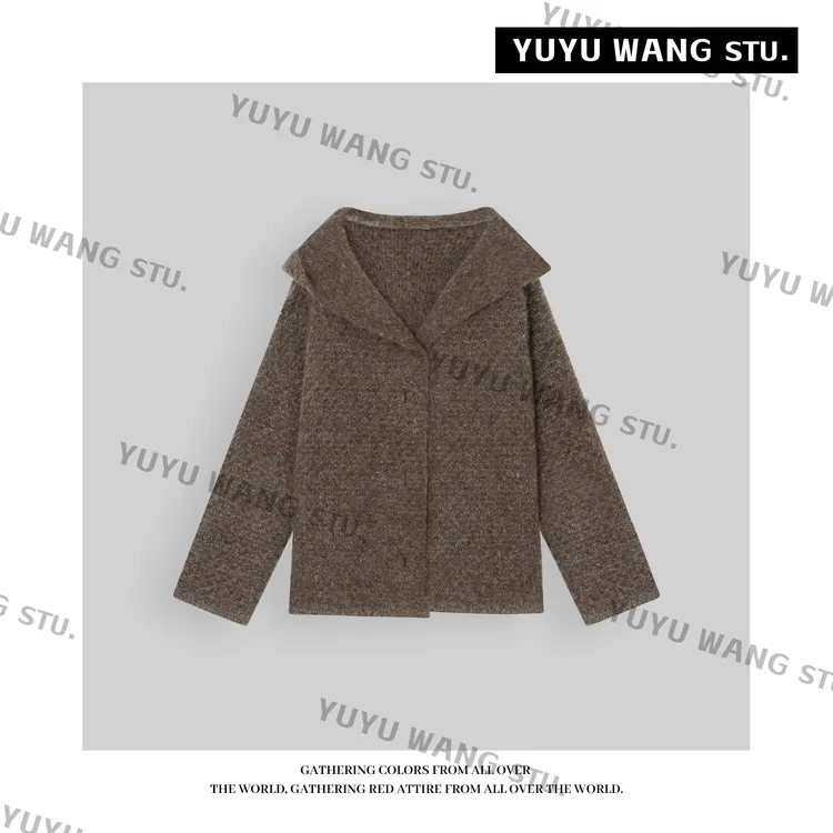 YUYU WANG【拿铁】毛衣开衫RB2SQRF2319