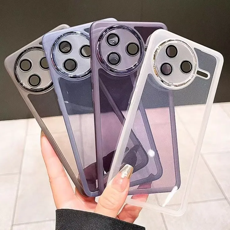 适用于红米k80手机壳pro透明极简硅胶防摔磨砂软壳镜头全包保护套