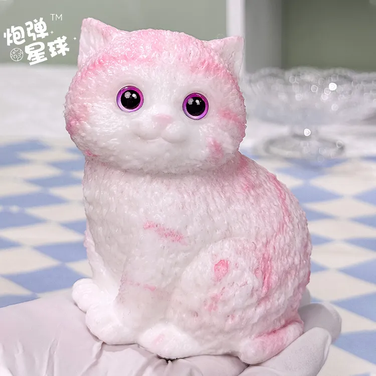 精致高颜值胖猫捏捏乐解压玩具可爱猫咪创意摆件