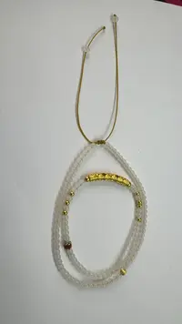足金黄金弯管项链轻奢时尚款KC4027