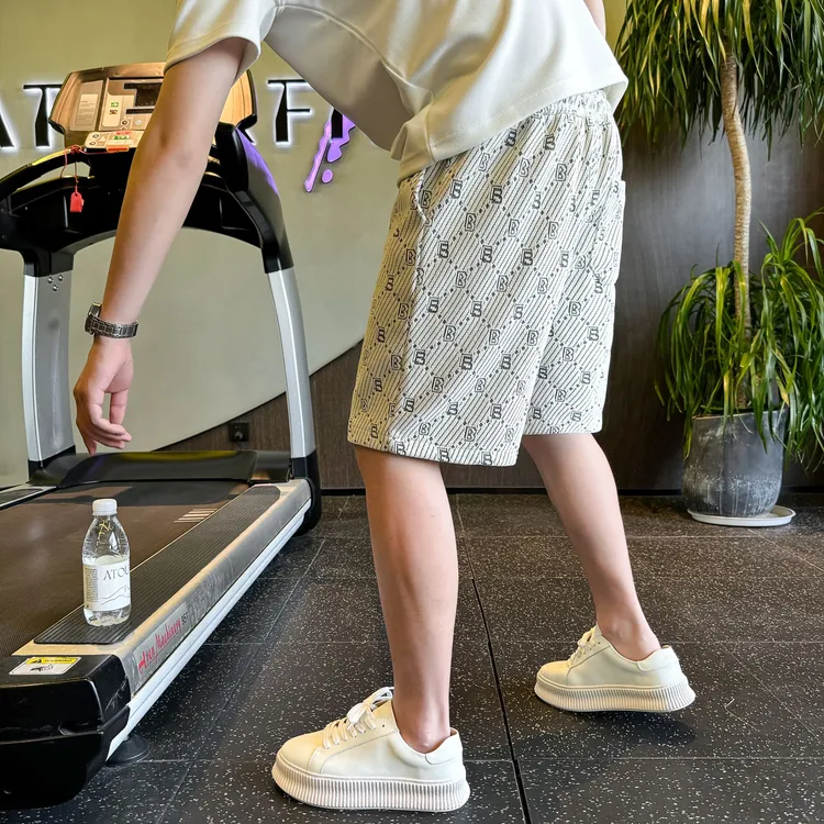 高品质重磅休闲短裤男款潮牌高端中裤子2025夏季新款男士半截裤帅