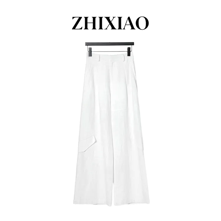 【ZHIXIAO】夏季新款：极简休闲阔腿裤088-1