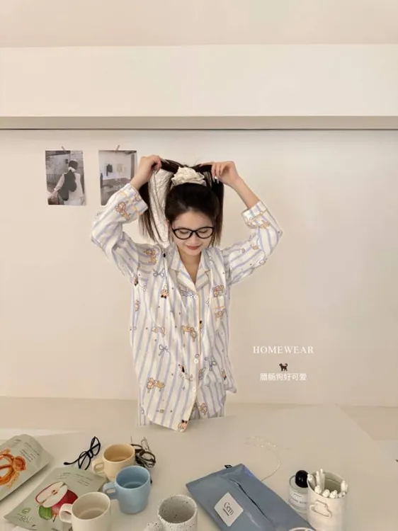 腊肠狗 呼吸云朵般 睡衣 家居服