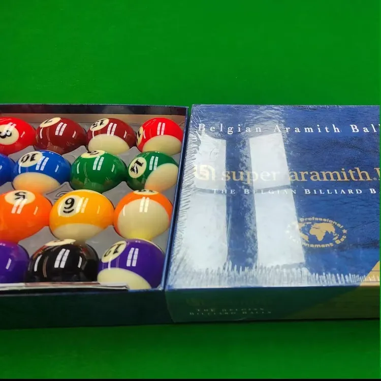 雅乐美黑金刚正品中八进口台球子比利时进口金奖水晶球台球球