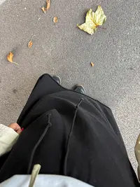 自由人/胖mm大码水洗做旧风松弛半身裙