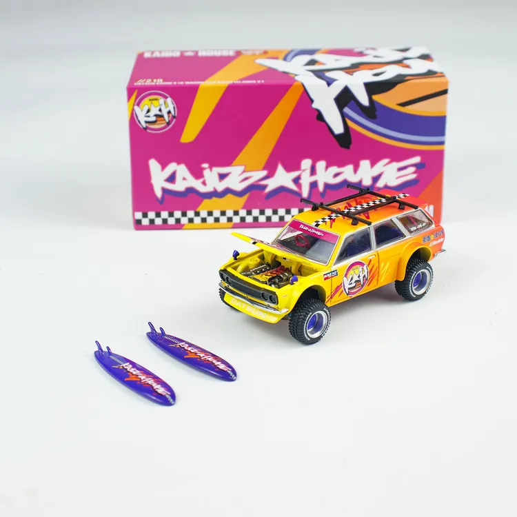 Kaido House MINIGT1:64合金 Datsun达特桑510 Wagon4x4汽车模型