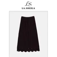 LA.Sheila秋冬穿搭 百褶半身裙253-BQ/0925-5850