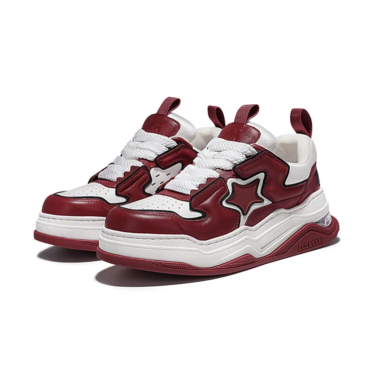 SALAXI【情侣款】欧货高级感潮牌百搭网红爆款拼色星星气垫厚底鞋