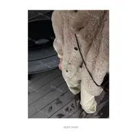SEER CHUN“长期主义”真皮羊毛外套 60446
