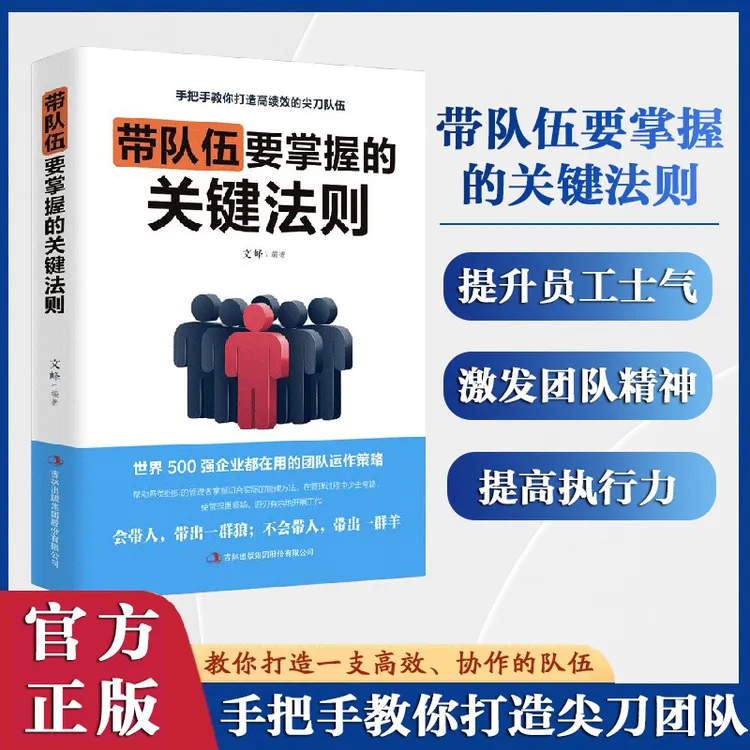 带队伍要掌握的关键法则手把手教你打造尖刀团队