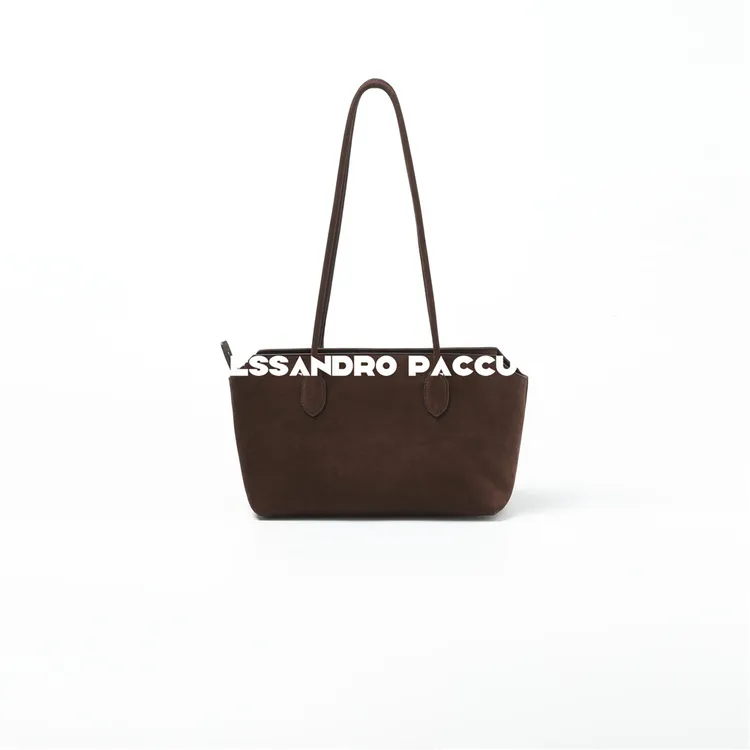 AP洛哥53075BT头层磨砂牛皮咖色大容量时尚百搭手提包