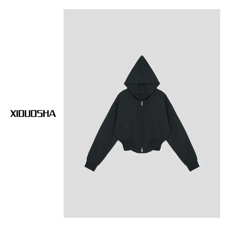 XIDUOSHA/喜朵莎原创设计款潮牌连帽卫衣 XDS1503