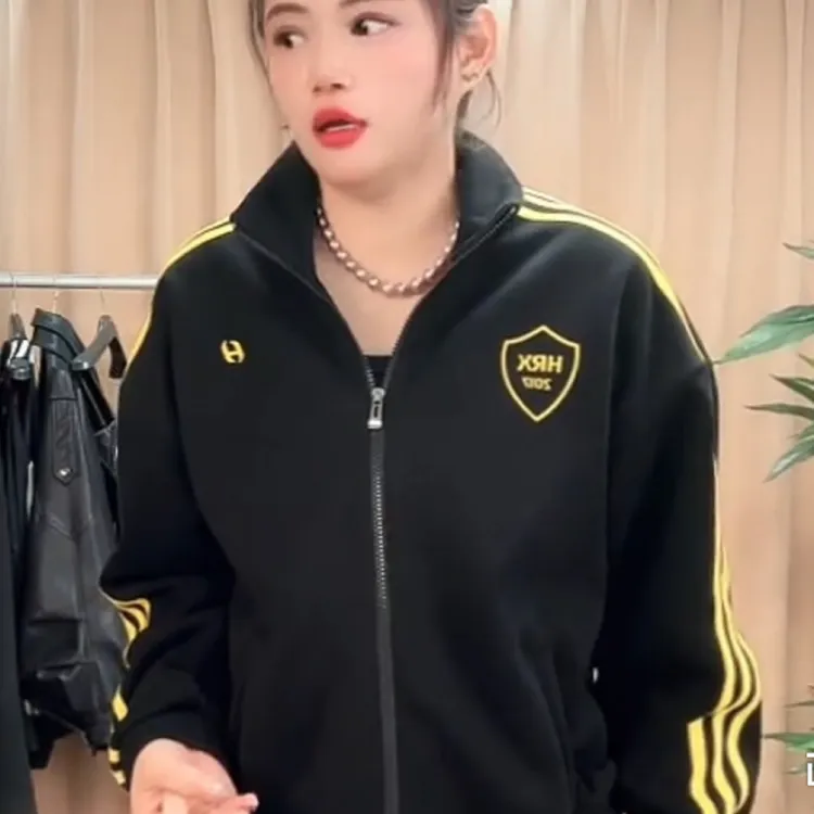 开衫薄绒卫衣 女款