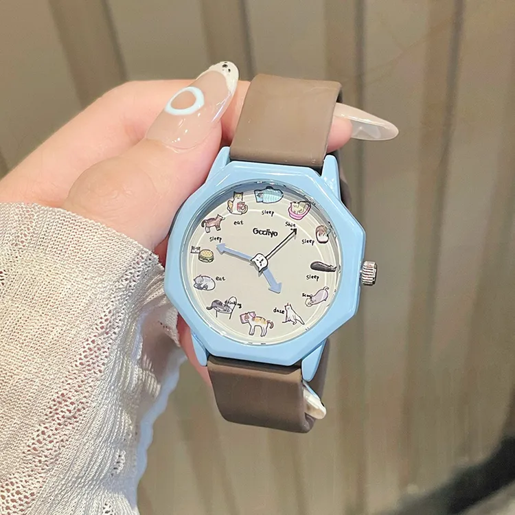 GCCLIYO/歌莉侑本咪的一天可爱学生手表原创设计女款爆款2025新款
