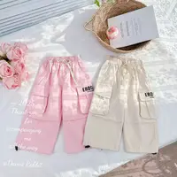 【Dannirabbit】*春日来信+敲百搭*女童工装裤 D-A146
