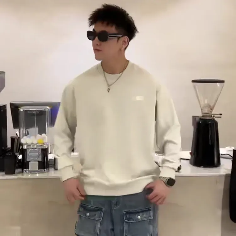 圆领春季字母常规款不起球卫衣男装时尚套头潮流秋冬