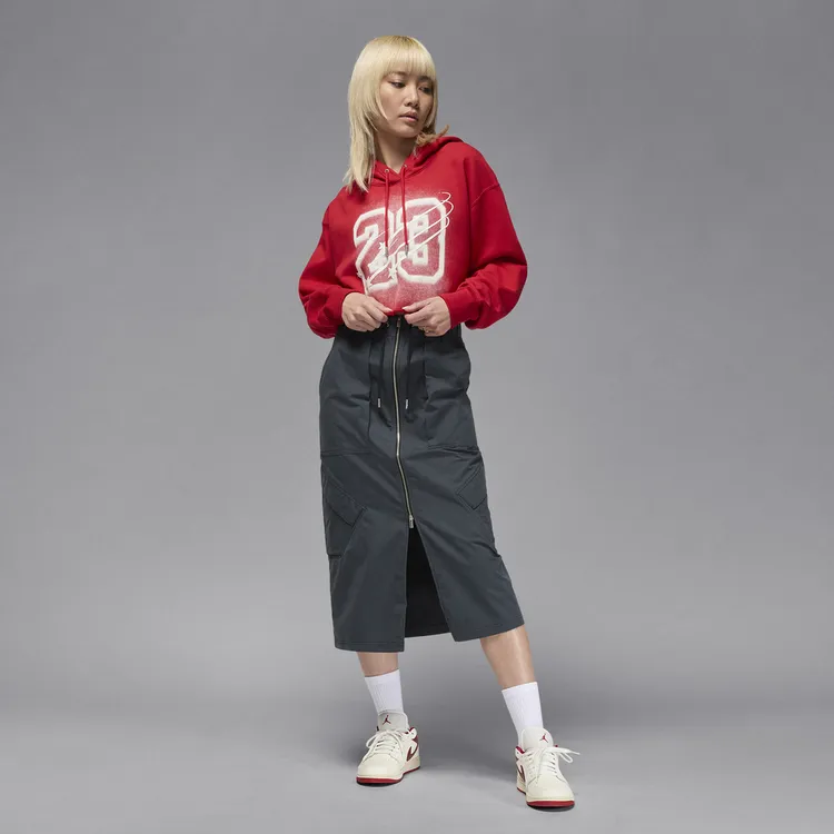 NIKE耐克女子AS W J CHICAGO SKIRT梭织长裙HF9463-010