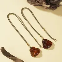 【云上好物】11 琥珀佛公吊坠—多样性发一件-37x38x11mm-DS23844