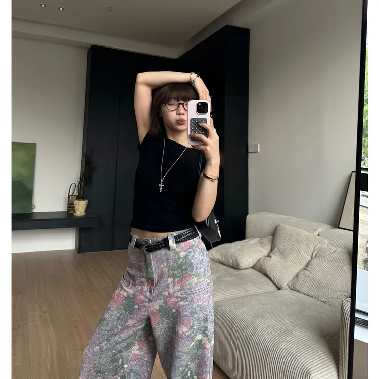 Our2【前后两穿T】夏季莱赛尔设计款前后两穿短袖T【B7738】