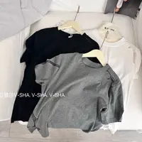 薇莎2373【现货】重工拼网短袖T恤上衣女