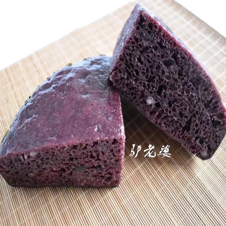 浙江龙游特产农家手工传统糕点点心米糕发糕黑米糕现活动价