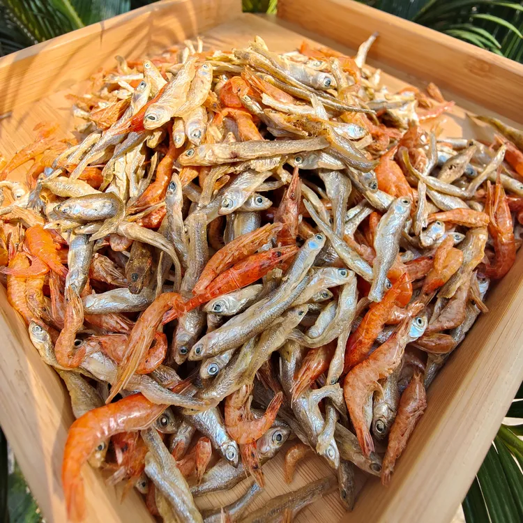 淡水无盐小鱼小虾干货混合装湖北特产淡水鱼干货散装250g