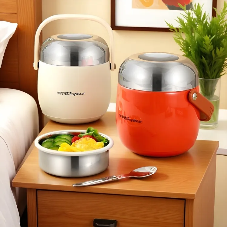 荣事达大容量家用保温桶分格饭盒便携提锅便当盒饭桶上班族学生