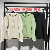 春秋情侣款腋下透气防风防水软壳弹力休闲连帽外套运动跑步