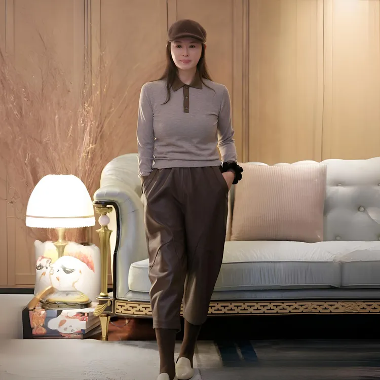 璇之恋·王璇·大地色肌底衫·王璇原创设计