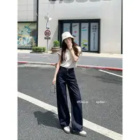 DUOXINIU/多喜牛/DaLin早秋新款牛仔裤女窄版弯刀裤宽松显腿长