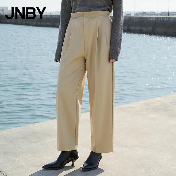 【商场同款】JNBY/江南布衣24春新品休闲裤女宽松锥形5O1E12250