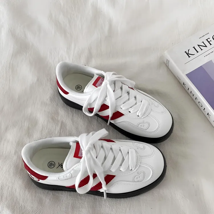 厚底韩系小白鞋女2025新款夏季透气百搭chic学生休闲板鞋阿甘鞋潮