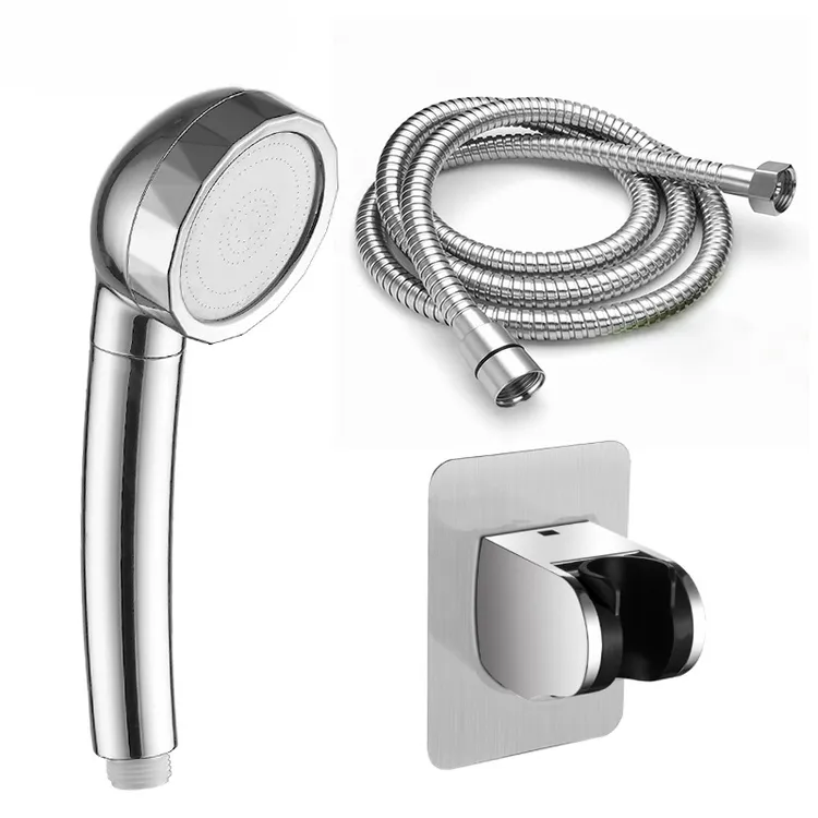 增压淋浴花洒喷头淋雨加压家用浴霸洗澡沐浴热水器莲蓬头软管