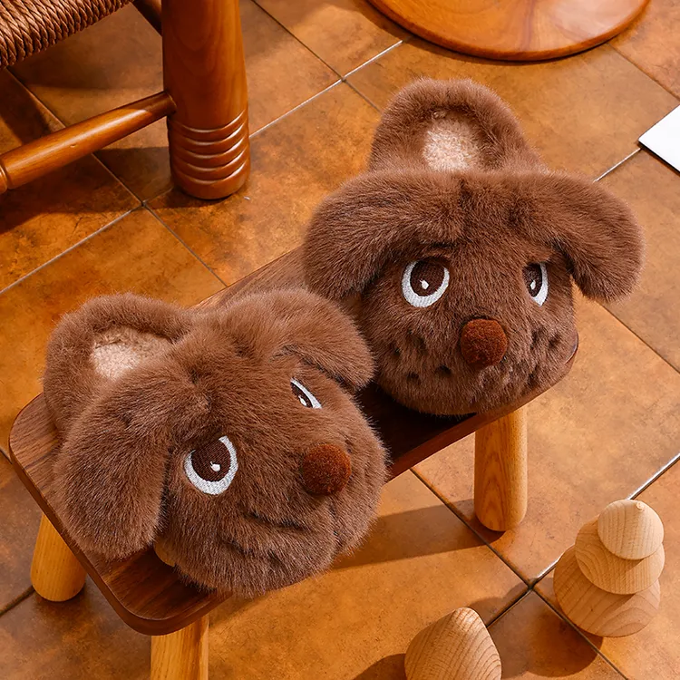 2025新款儿童棉拖鞋冬季宝宝软底防滑加绒加厚居家保暖棉拖鞋