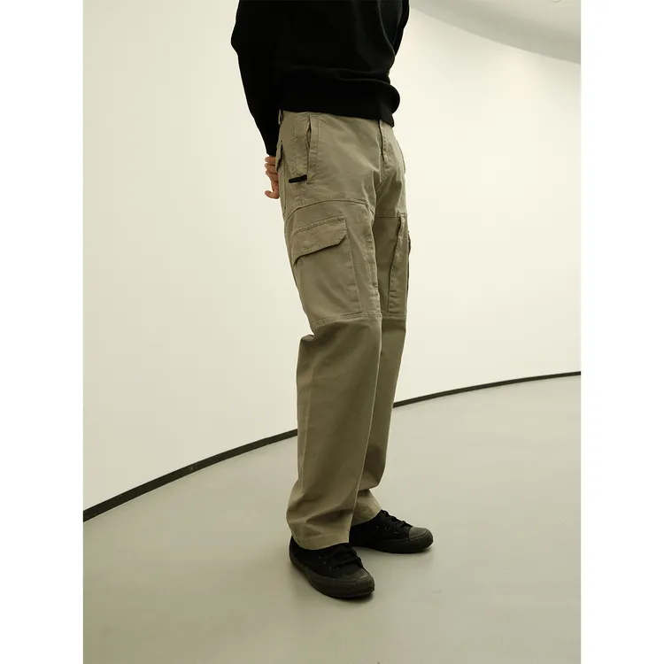 GTAL25AW美式荒野工装裤直筒拼接多口袋休闲户外硬核弹力长裤