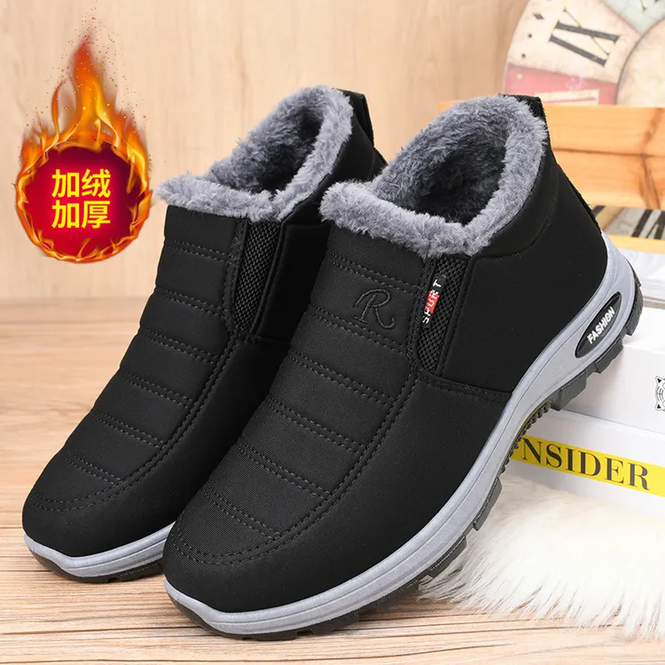 2025新款男女同款冬季休闲风棉鞋靴子雪地靴时装靴保暖修面棉靴