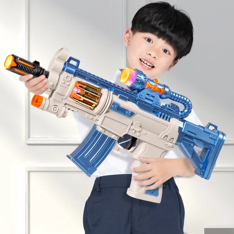 儿童小玩具枪义乌夜市地摊商品广场摆摊批发发光礼品声光枪男女孩