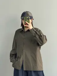 【工装风衬衫】长袖翻领男女宽松高级感可外穿时尚