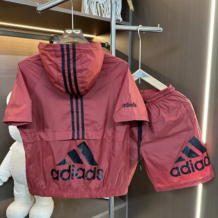 3301夏季新款时尚百搭薄料连帽休闲套装