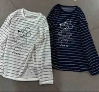 FUJIA STYLE新款气质休闲百搭时尚条纹卡通老鼠T恤T1560