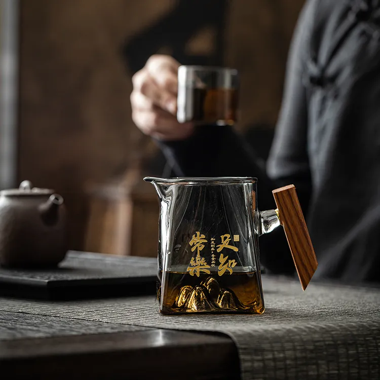 创意玻璃公道杯耐热茶漏茶滤日式茶海过滤分茶器茶具配件